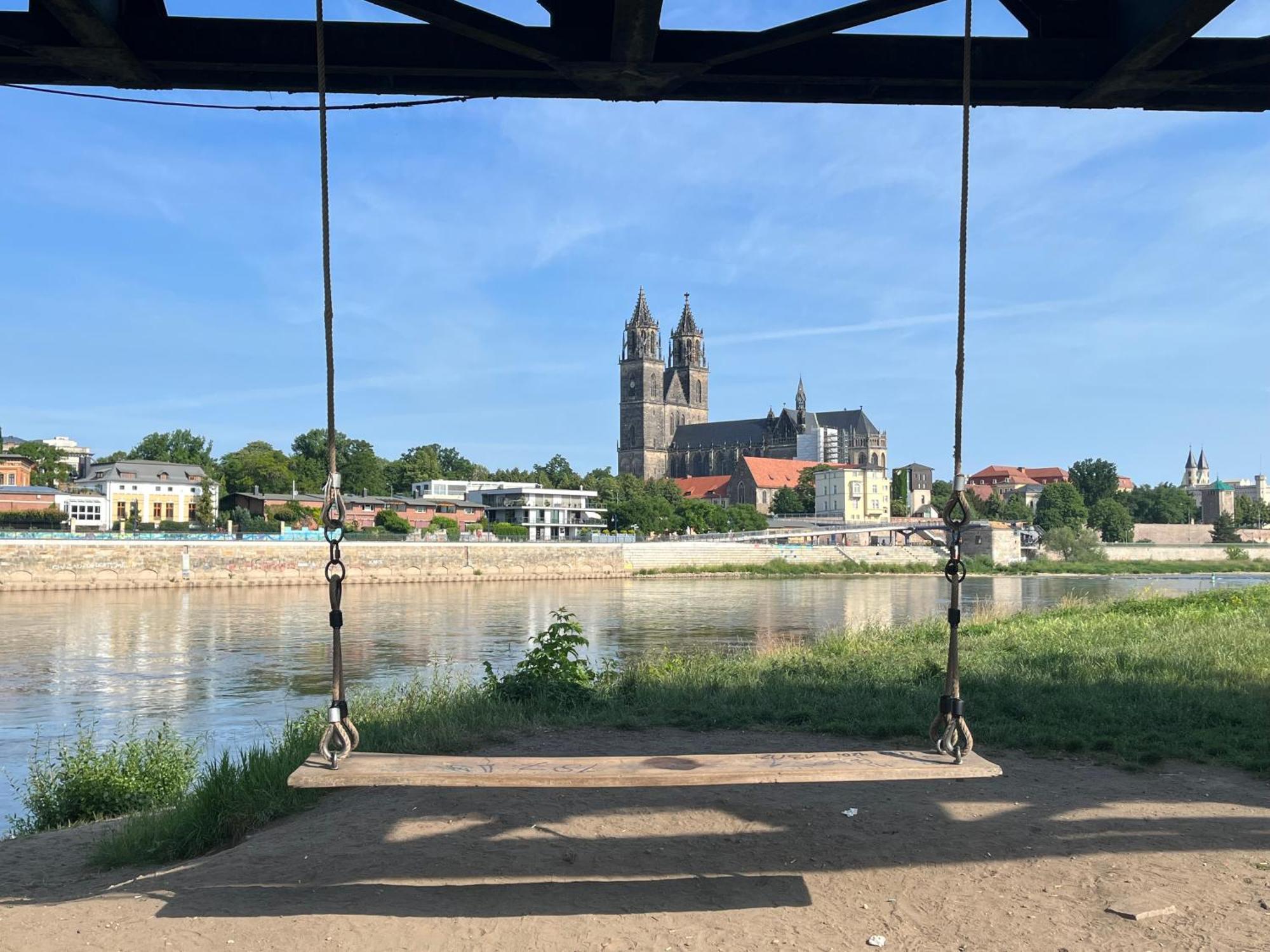 Ferienwohnung Elbidyll Magdeburg Exterior foto